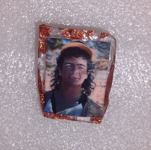 Stranger Things 5 Dustin Henderson Copper Leaf Designer Pin